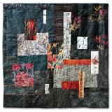 Quirl  100 x 100 cm, 2011, Cotton and other fabrics : Quilt